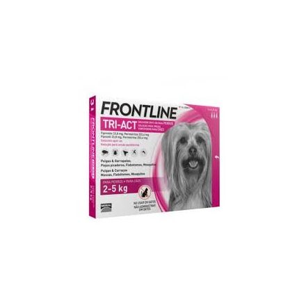 Frontline Tri-Act spot on  XS  2-5kg  1doboz/3ampulla