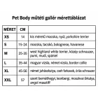 Pet Body Műtéti Gallér tappancsos 57 cm< XXL méret