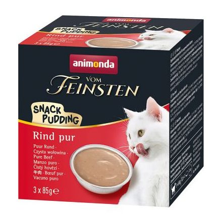 Animonda vom Feinsten Cat Snack puding marhával 3x85g (83018)