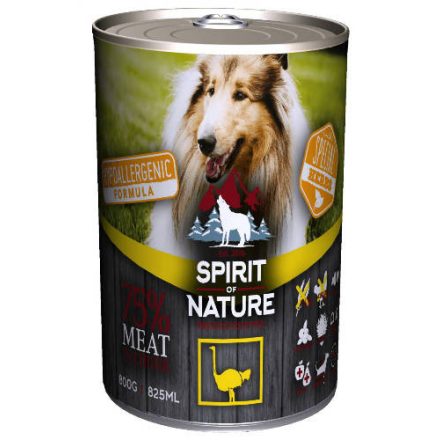 Spirit of Nature Dog strucchúsos konzerv kutyáknak 800g
