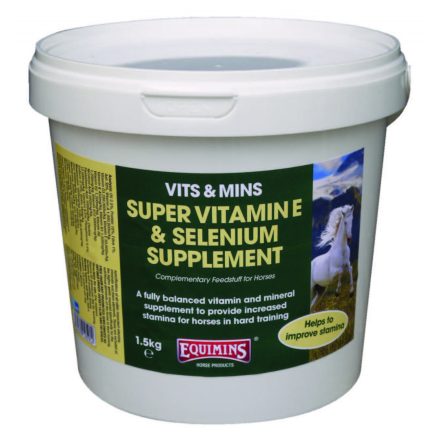 Equimins Super Vitamin E & Selenium – Szuper E-vitamin és szelén 500g