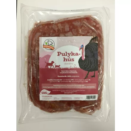 Farkaskonyha Pulykahús darálva kutyának 500g 