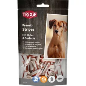   Trixie 31534 Premio Fish Chicken Stripes gluténmentes szaftos csirkehúsos és halas csíkok-jutalomfalat kutyáknak 75g