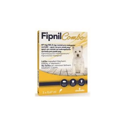 Fipnil Combo Spot On Small Dog 2-10kg 3x0,67ml