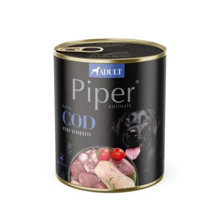 Piper Adult Cod (tőkehal-paradicsom) konzerv 800g