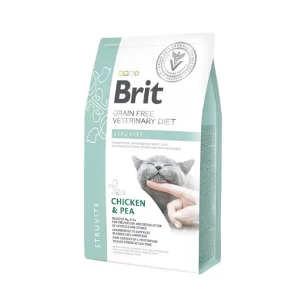 Brit GF Veterinary Diets CAT Struvit gyógytáp macskáknak 2kg