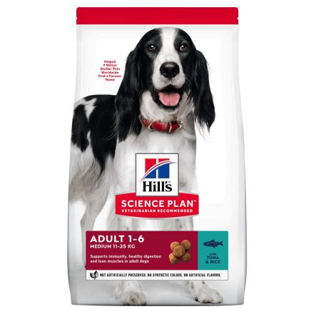 Hill's SP Canine Adult Tuna & Rice száraz eledel 12kg
