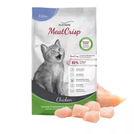   PLATINUM MeatCrisp Kitten Chicken-macskatáp kölyök cicának friss csirkehúsból 3kg