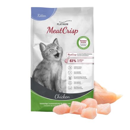 PLATINUM MeatCrisp Kitten Chicken-macskatáp kölyök cicának friss csirkehúsból 3kg