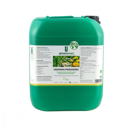 Greenman Prebioherbs fermentált gyógynövénykivonat 10l