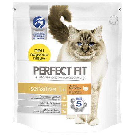 PERFECT FIT Sensitive Pulyka száraz macskaeledel 1,4kg