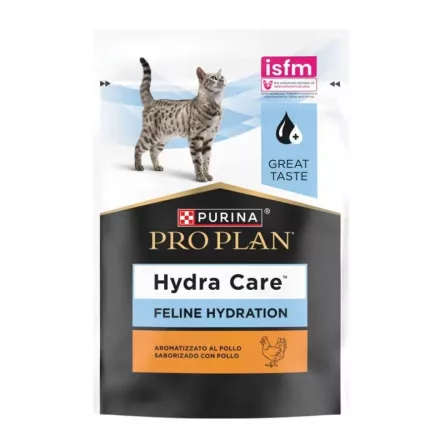 ProPlan Feline HC HydraCare csirkével ízesített megfelelő hidratáltságot elősegítő kiegészítő macskaeledel 75g