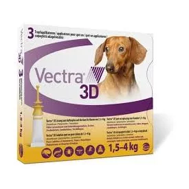 Vectra 3D Spot on 1.5 - 4 kg-ig  / 3ampulla