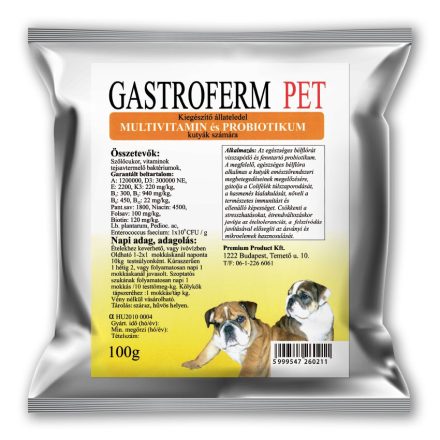 Gastroferm Pet probiotikum+vitamin por 100g