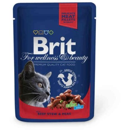 Brit Premium Cat Beef Stew & Peas 100g alutasakos