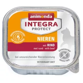   Animonda Integra Protect Nieren Marha 100g - alutálcás vesebeteg macskáknak (86802)