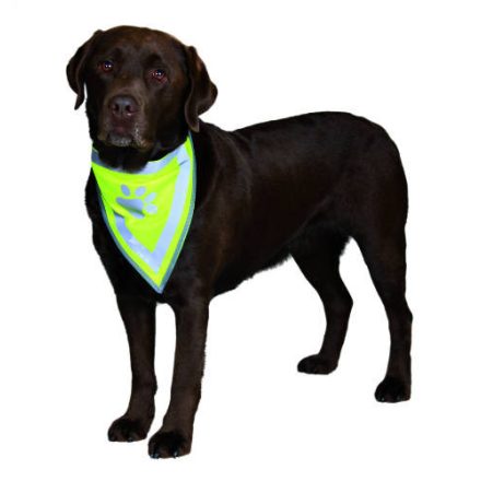 Trixie 30122 Safety Neckerchief - Fényvisszaverős kutyakendő S-M