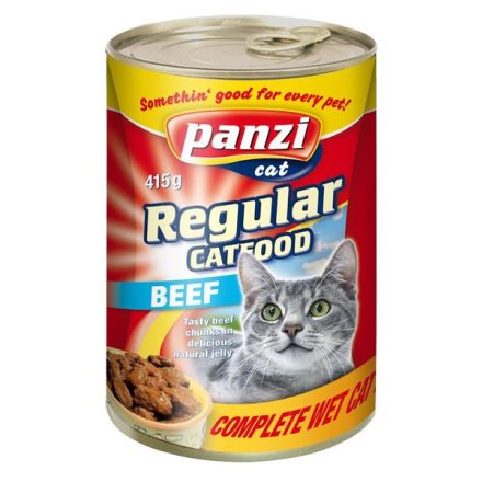 Panzi Regular cat adult konzerv 415g marha