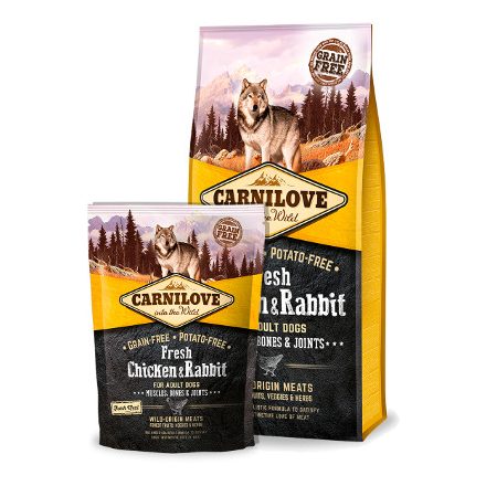 CarniLove Fresh Adult Chicken & Rabbit (csirke-nyúl) 12kg