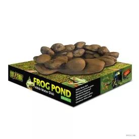   Exo-Terra PT3175 Frog Pond - Pebble Water Dish "S"  kavicsos terráriumi itató, béka-tó