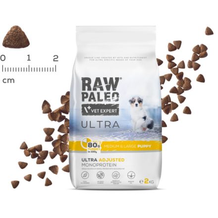 Raw Paleo Ultra Turkey Medium&Large Puppy száraztáp kutyának 14kg