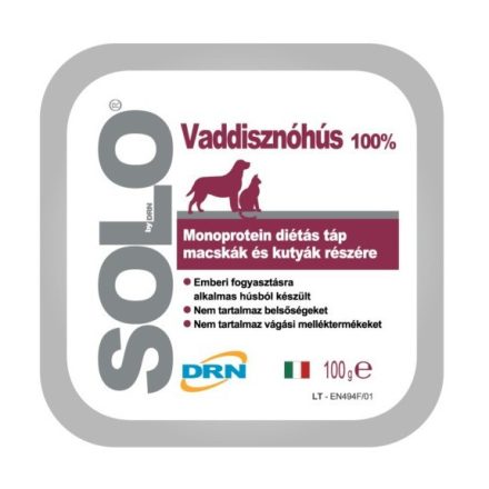 Solo Hypoallergen pástétom vaddisznó 100g