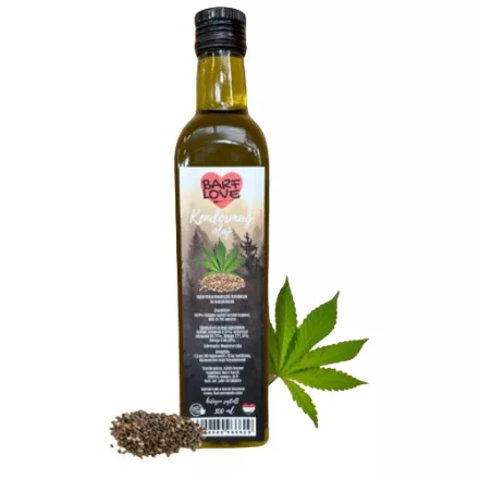 BARF LOVE Kendermagolaj kutyáknak és macskáknak - hidegen sajtolt 500ml lejárat közeli