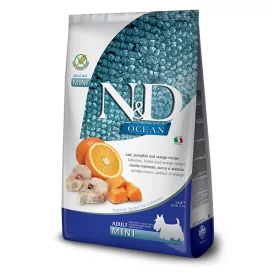   N&D Dog Ocean adult mini cod, pumpkin & orange (tőkehal, sütőtök & narancs) száraz kutyatáp 800g