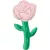 Trixie 99352383 Dog Valentin plush rose- Valentin napi plüss rózsa kutyajáték- rózsaszín 28cm