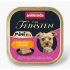 Animonda Vom Feinsten Adult Mini Huhn, Gans, Petersilie (csirke,liba,petrezselyem) alutálkás eledel felnőtt kistestű kutyának 32x100g (82359)