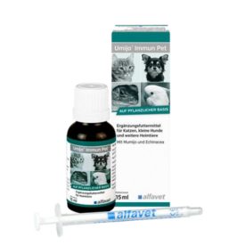   Umijo® Immun Pet – kistestű kutyák, macskák, rágcsálók és hüllők természetes védekezőképességének fokozására 15ml