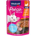   Vitakraft Junior Poésie Déli Sauce pulyka alutasakos macskaeledel 85g