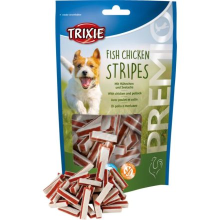 Trixie 31803 Premio Fish Chicken Stripes Light - jutalomfalat kutyák részére 300g  