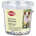 Trixie 31496 Soft Snack Bony Mix puha tréning jutalomfalat – Vegyes húsos jutalomfalat kutyáknak 500g
