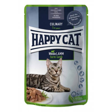 Happy Cat Culinary Weide Lamm alutasakos eledel - Bárány 24x85g