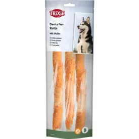   Trixie 31326 Denta Fun csirkés rágórúd, jutalomfalat kutyáknak 3db/250g