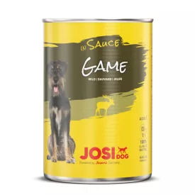   Josera JosiDog Game in Sauce vadhús szószban konzerv kutyának 12x415g