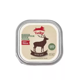   Leiky 100% vadhús és belsőségek alutálkás eledel kutyának 300g