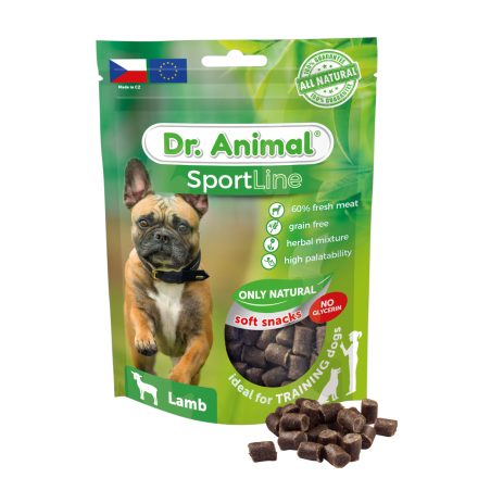 Dr.Animal SportLine bárányos hypoallergén, puha jutalomfalat 100g