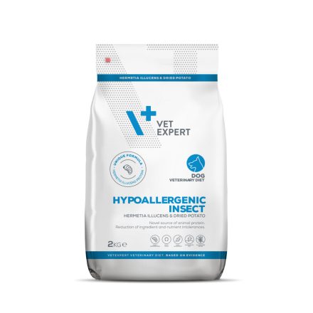 Vet Expert Veterinary Diet Hypoallergén rovar alapú gyógytáp allergia esetén kutyáknak 2 kg