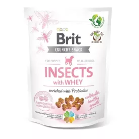   Brit Care Dog Puppy Insects with Whey & Probiotics jutalomfalat kutyák részére 200 g