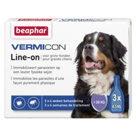   Beaphar Vermicon Line On Large  - Spot On nagytestű kutyák részére (>30kg)
