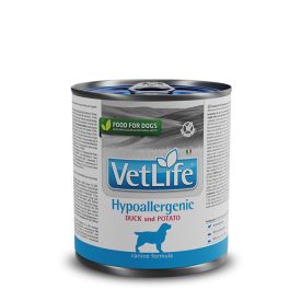  Vet Life Natural Diet Dog Hypoallergenic Duck & potato konzerv 300g