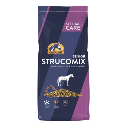 Cavalor Strucomix Senior rostban gazdag müzli idős lovaknak 20kg (472410)
