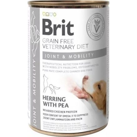 Brit GF Veterinary Diets Dog Can Joint & Mobility konzerv kutyáknak 400g