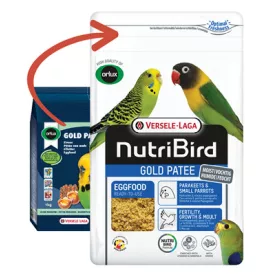   Versele-Laga NutriBird Gold Patee Budgies eggfood 1kg- lágyeleség hullámos papagájoknak (422241)