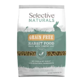   Selective™ Naturals Rabbit GrainFree gabonamentes táp felnőtt nyulak részére 1,5kg