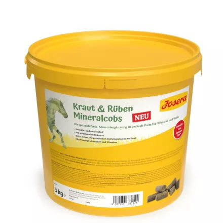 Josera Kraut & Rüben Mineralcobs ásványi anyag kiegészítő lovaknak 3kg