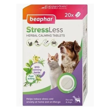 Beaphar No Stress / Calming gyógynövényes nyugtató kutyáknak és macskáknak 20db