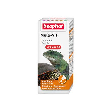 Beaphar Multi-Vit - Táplálékkiegészítő teknősöknek és halaknak 20ml